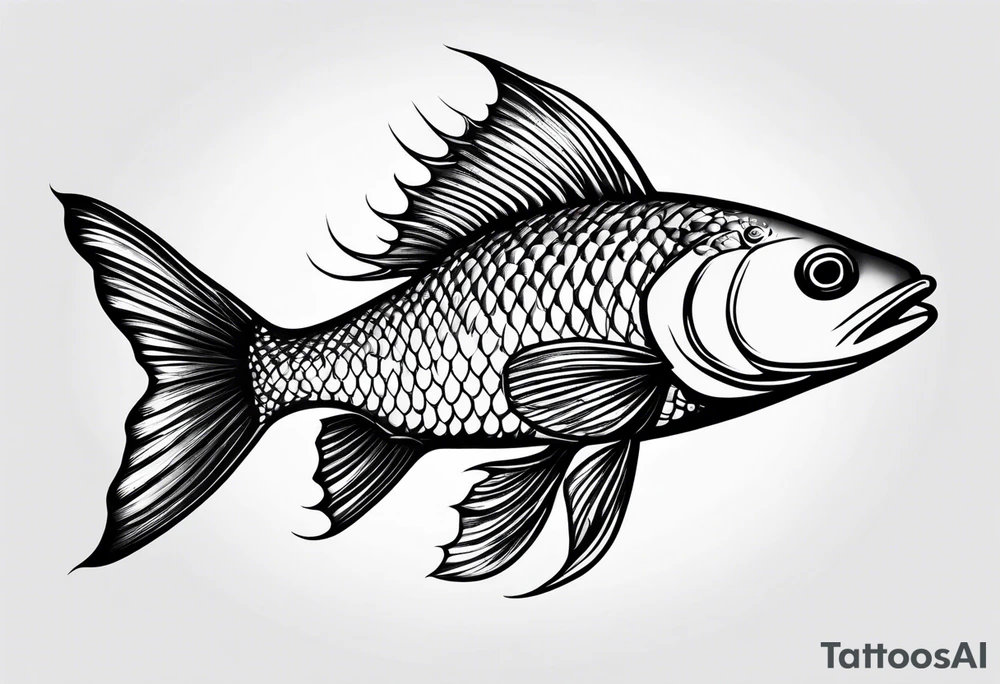 Shoal of tinyfish tattoo idea
