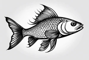 Shoal of tinyfish tattoo idea