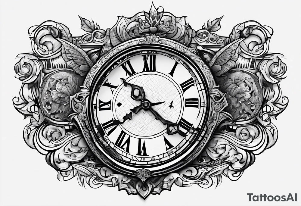 Time is money tattoo idea