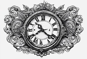 Time is money tattoo idea