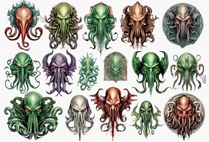 Cthulhu god tattoo idea