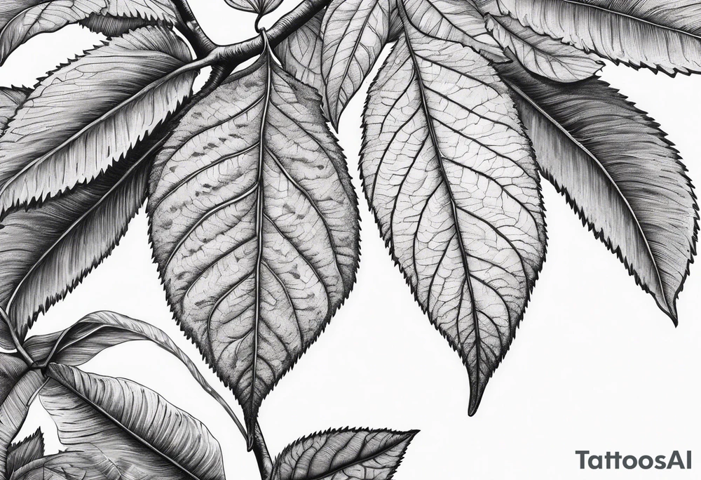 Elm Leaf tattoo idea