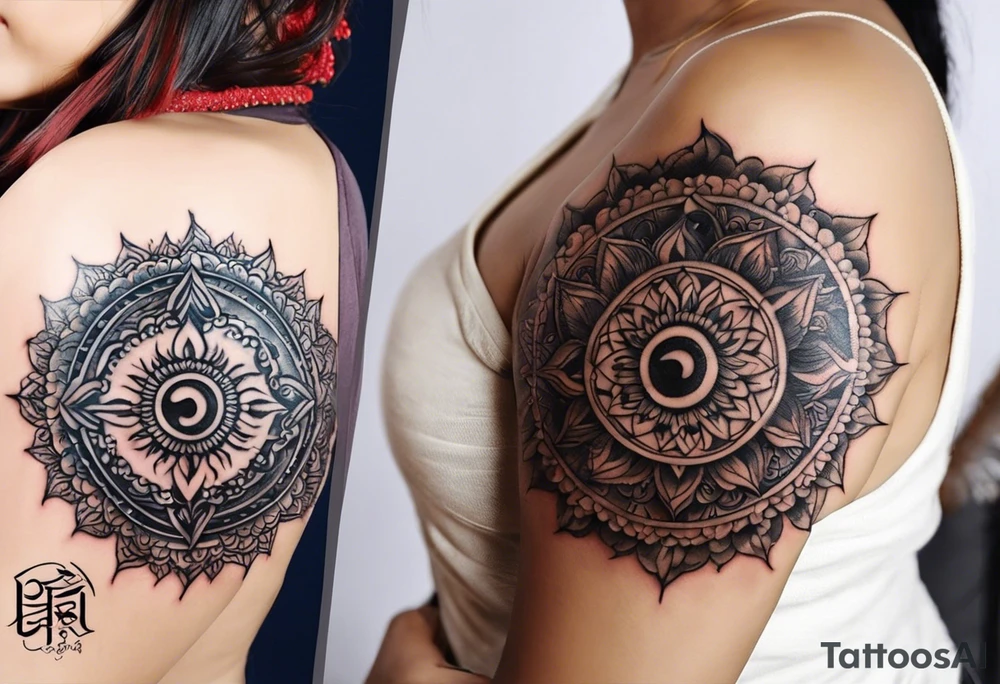 a text written"एकदा त्वां नष्टवान्,अधुना त्वया सह म्रियिष्यामि" tattoo idea