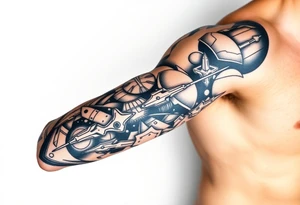 Outer space tattoo idea