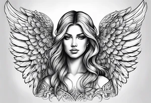 angel tattoo idea
