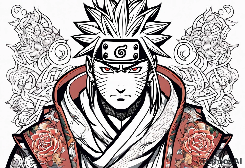 Jiraiya Naruto Gamakichi tattoo idea