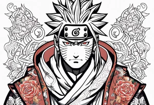 Jiraiya Naruto Gamakichi tattoo idea