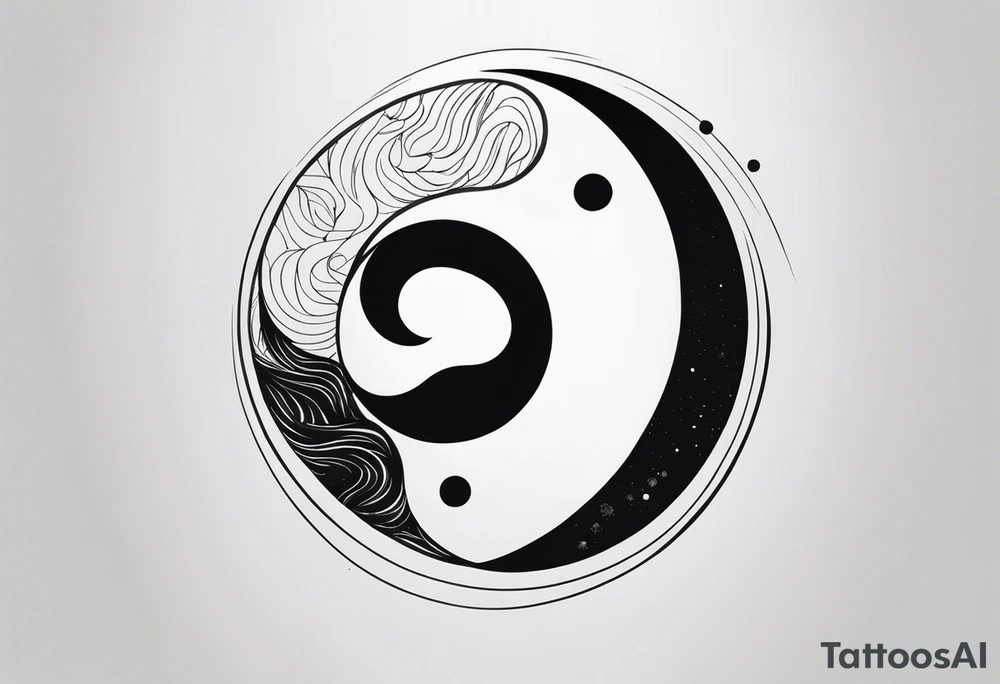 Yin and Yang tattoo idea