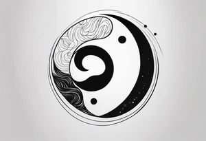 Yin and Yang tattoo idea