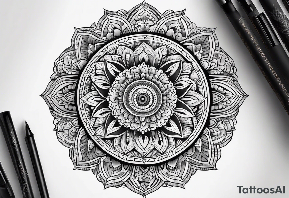 Mandala tattoo idea