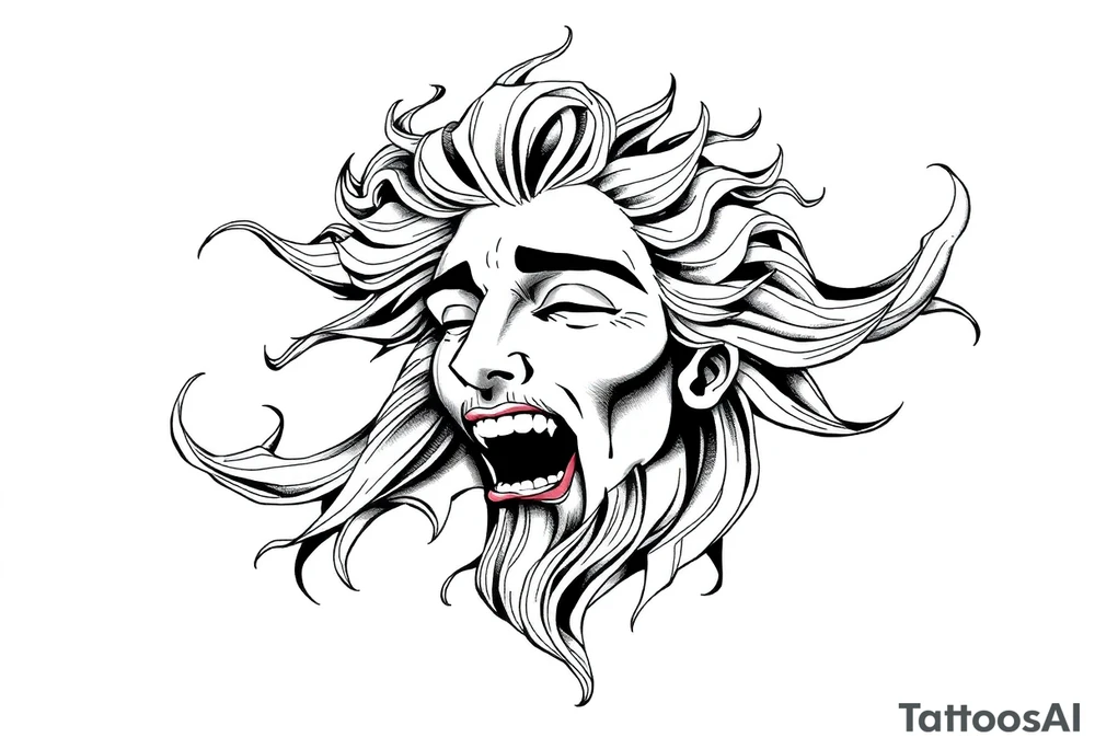 Life, line, power, relentless, happiness tattoo idea