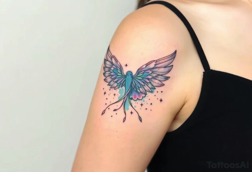 Angel dust from hazbin hotel tattoo idea