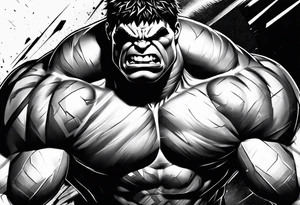 The Hulk tattoo idea