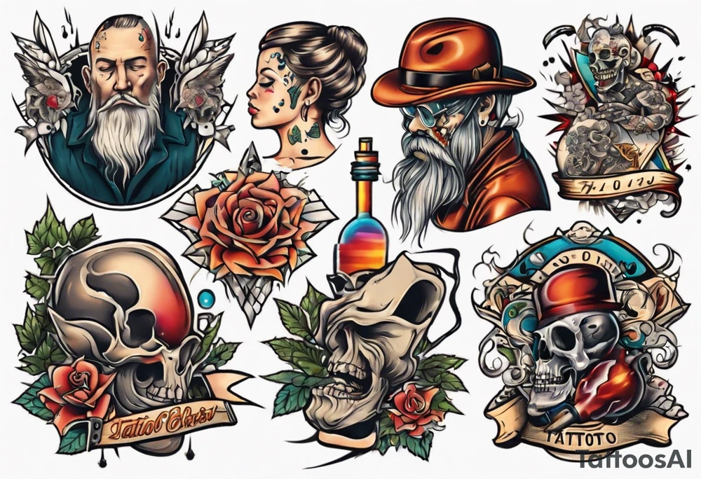 tattoo artist at work tattoo idea
