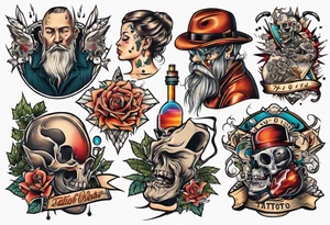 tattoo artist at work tattoo idea
