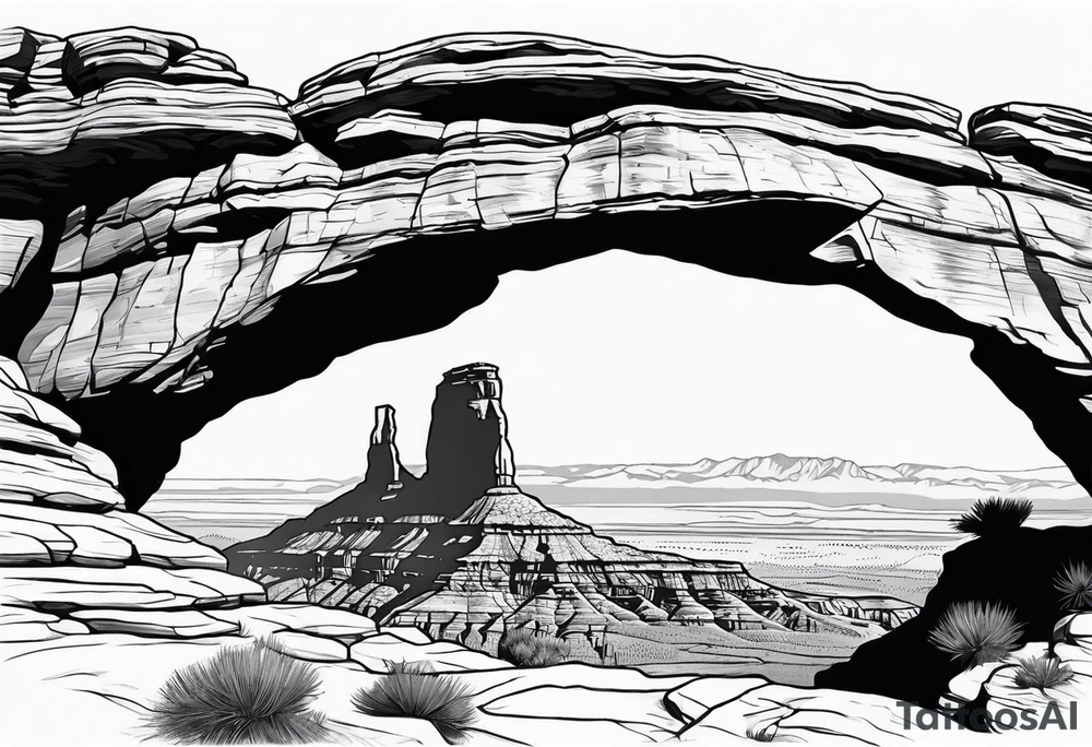 Mesa arch, forearm tattoo idea