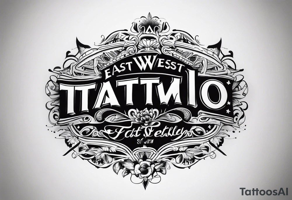 East west tattoo company tattoo idea