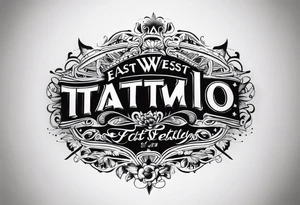 East west tattoo company tattoo idea