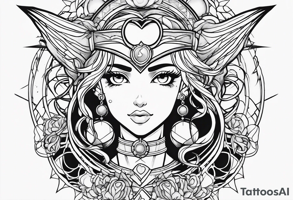 Sailor moon tattoo idea