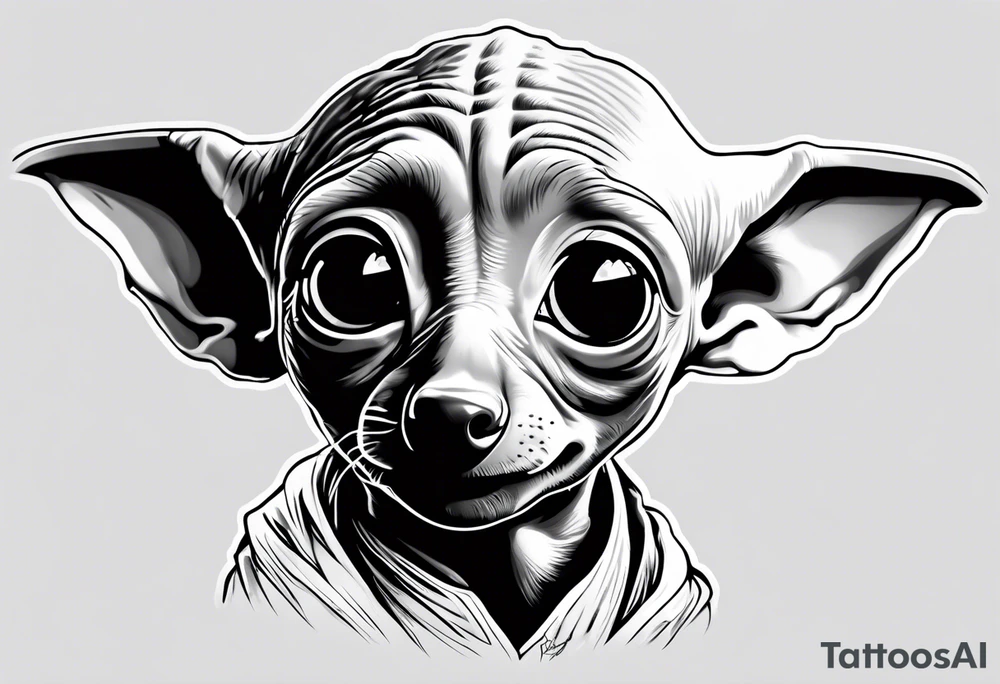 Dobby from harry potter tattoo idea