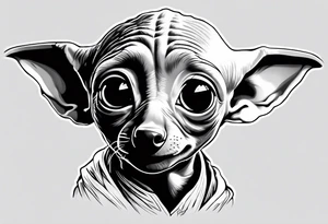 Dobby from harry potter tattoo idea