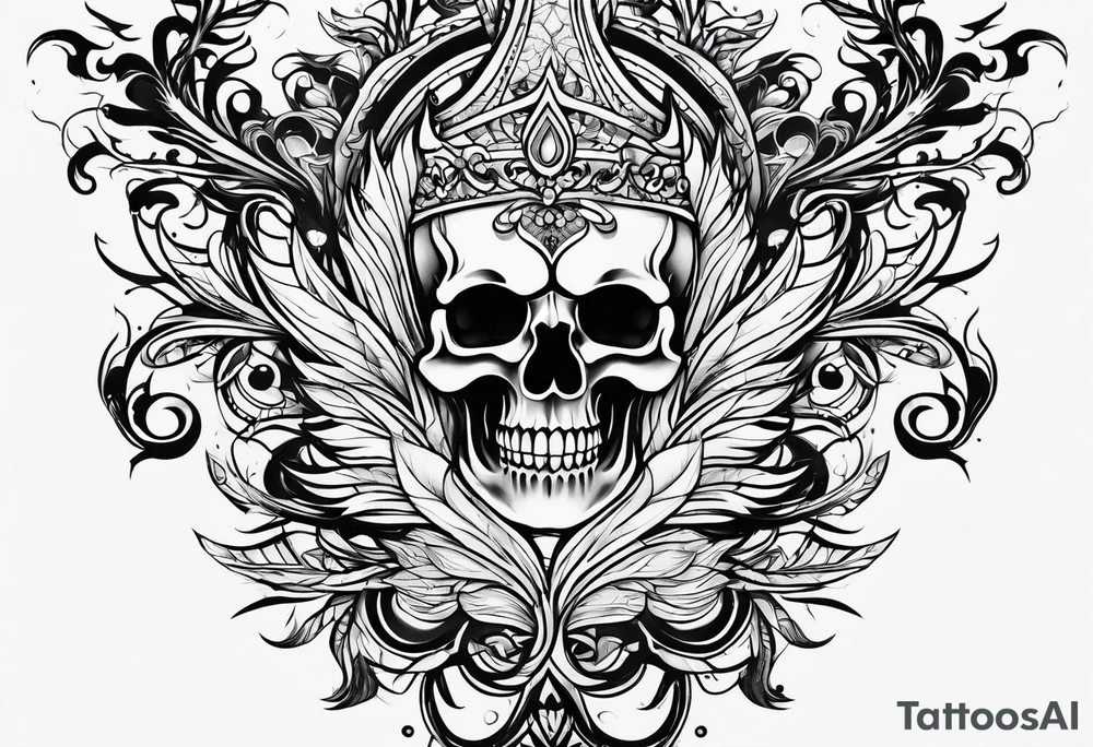 Flames tattoo idea