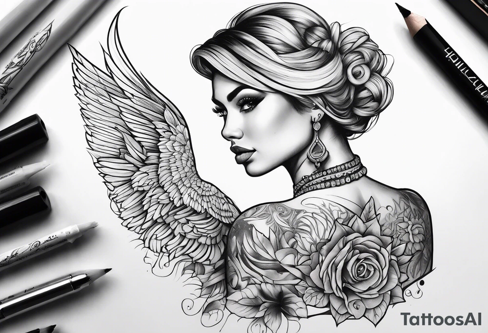 Buttcheeks tattoo idea