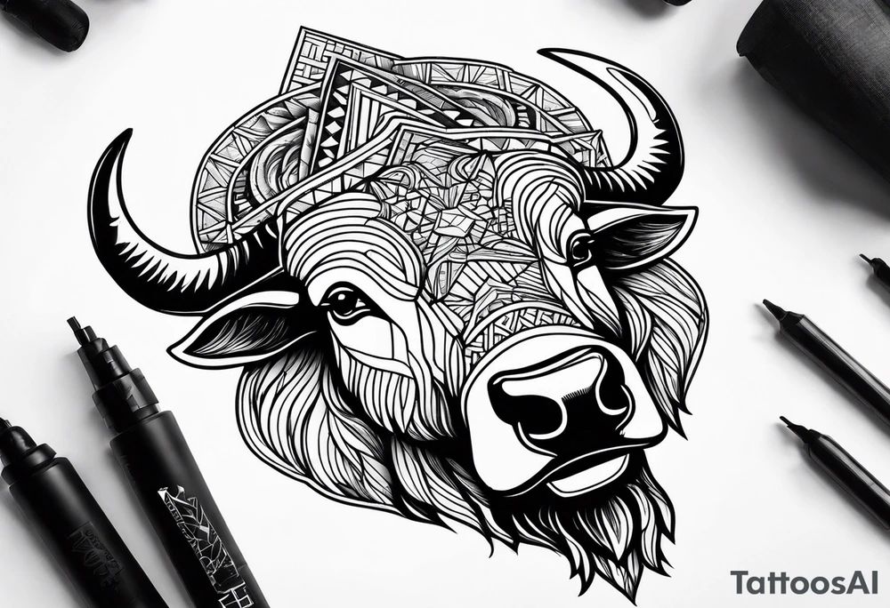 Buffalo tattoo idea