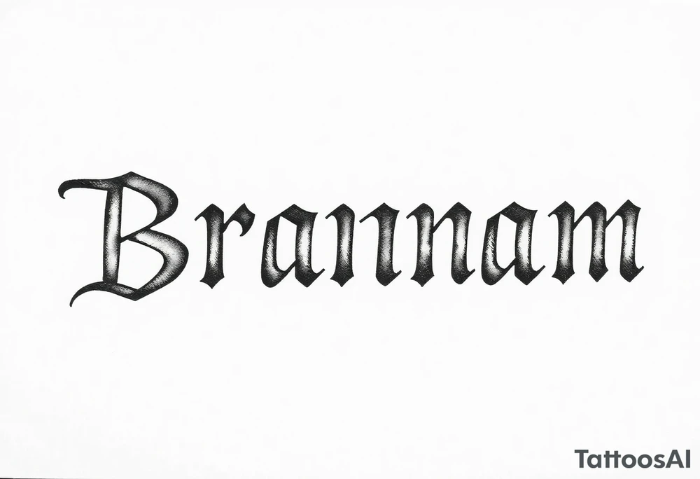 Branam tattoo idea