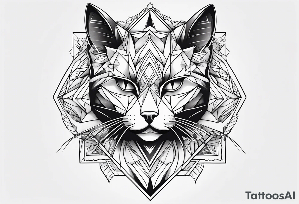 Black Cat tattoo idea