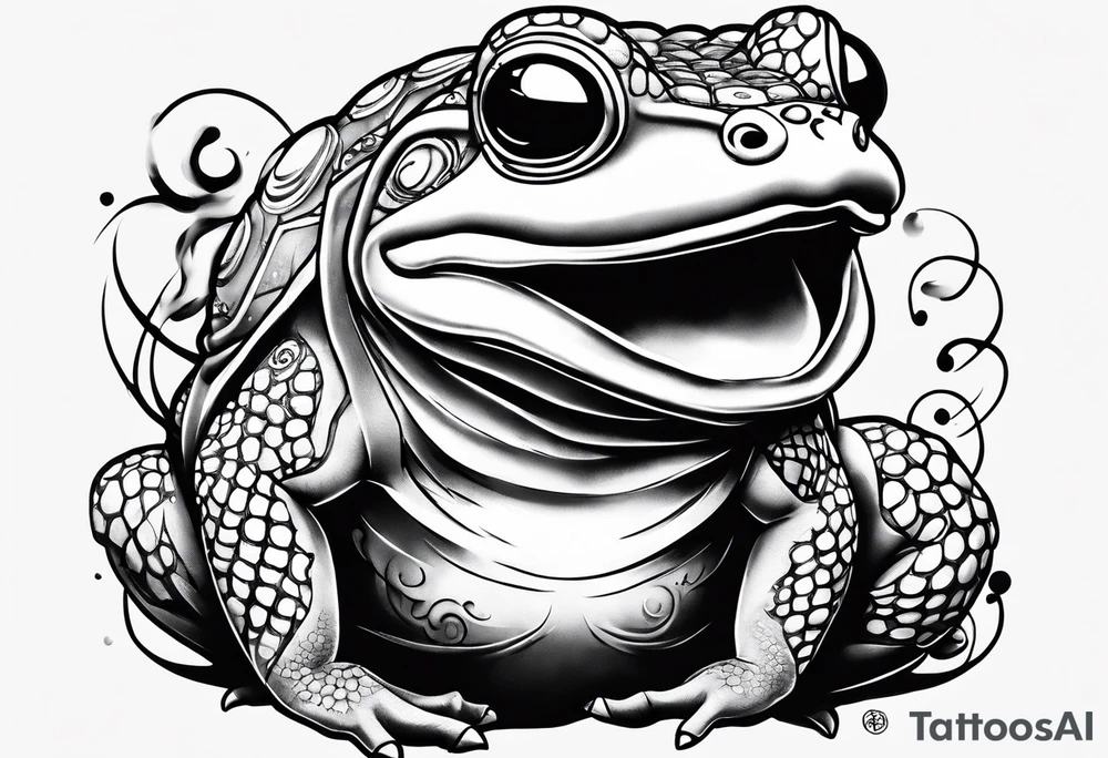 Jiraiya Naruto Gamakichi toad tattoo idea