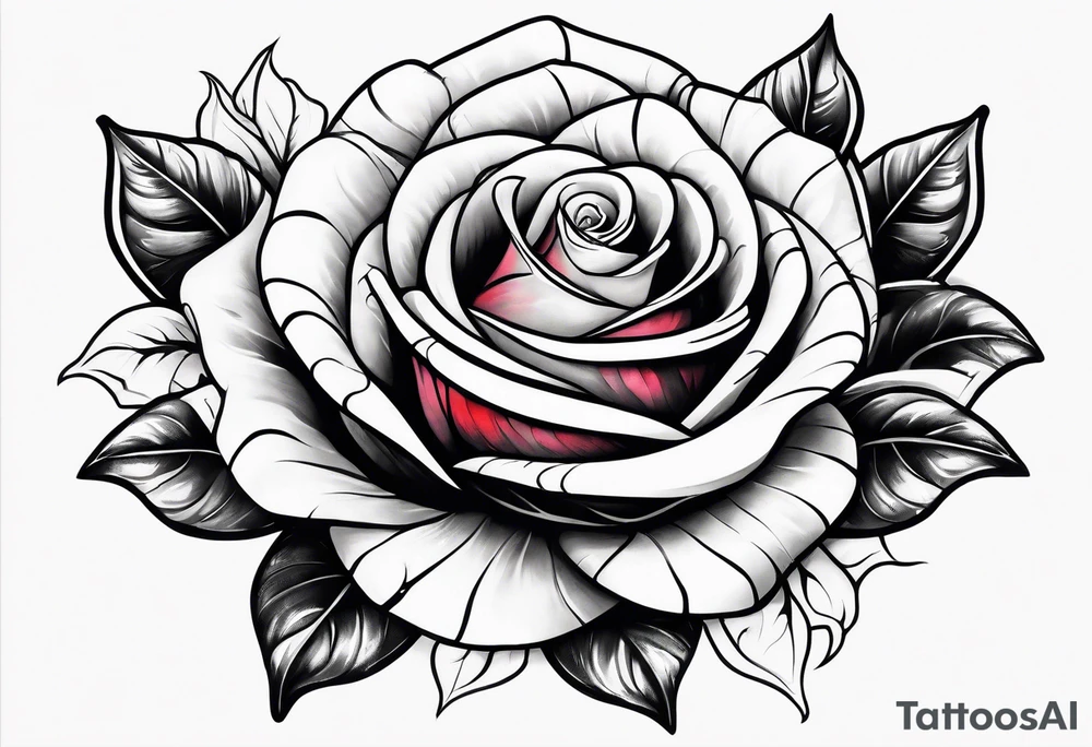Snake wrapped around a rose tattoo idea