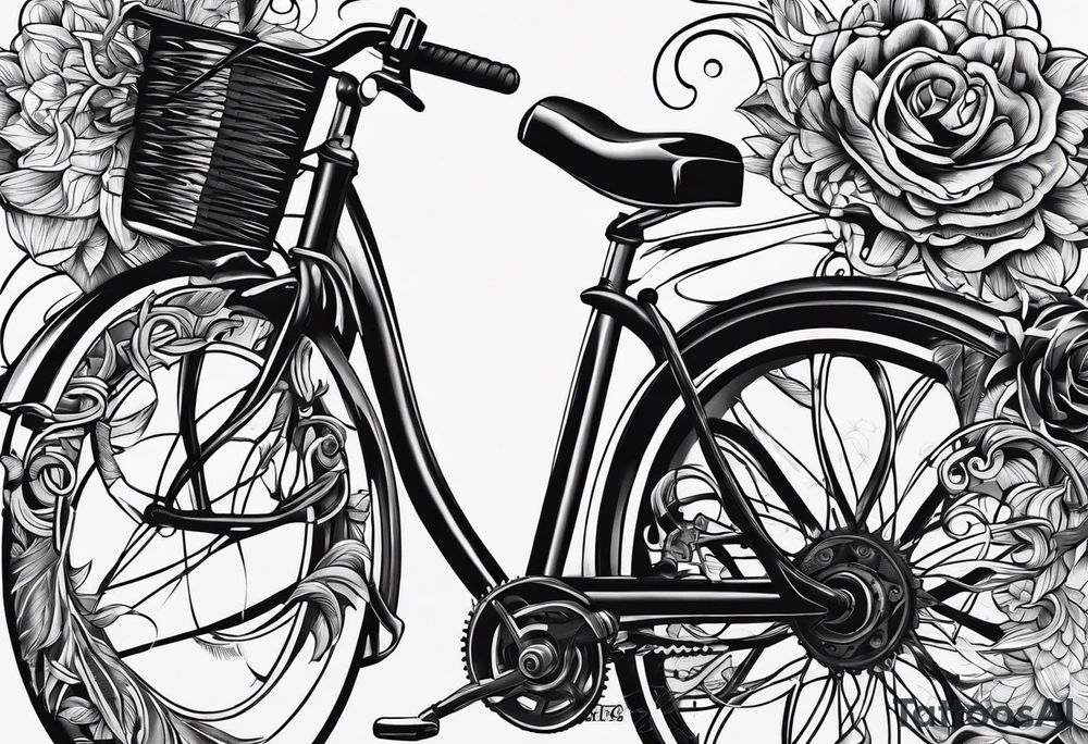 Bicycle gear tattoo idea
