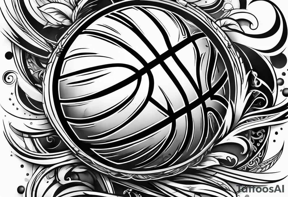 Basketball tattoo idea
