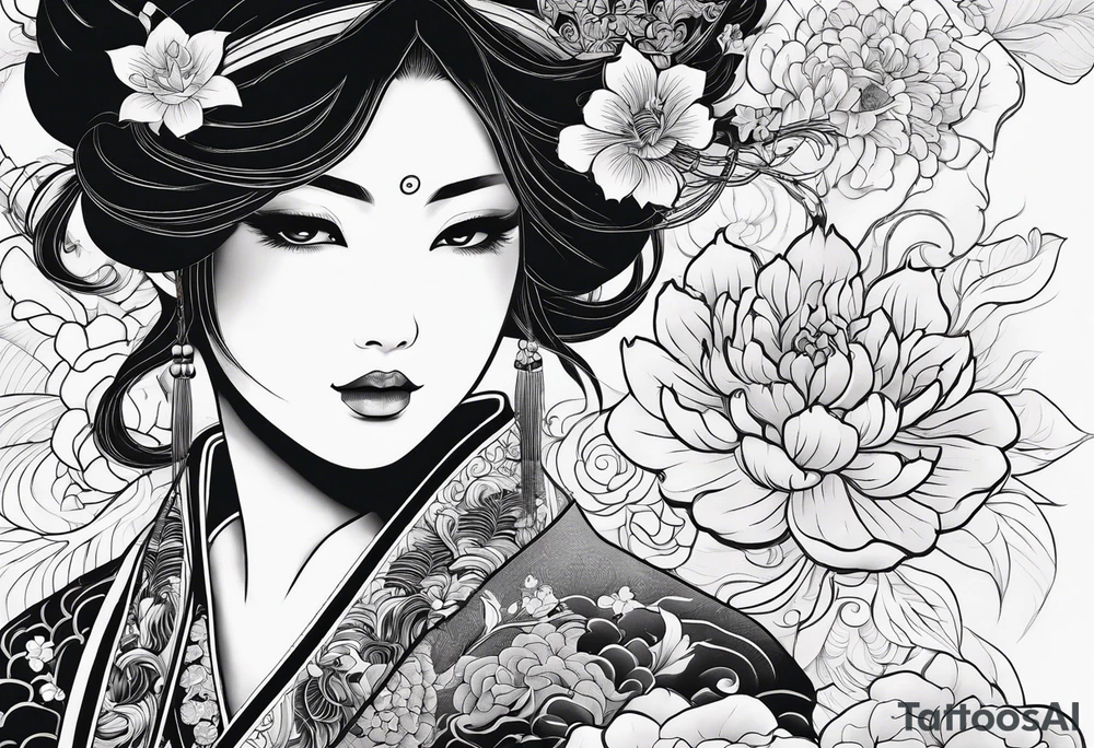 Traditional Japanese tattoo representation of consistency tattoo idea