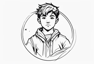A shepherd boy tattoo idea