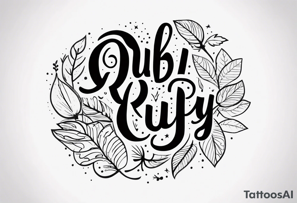 R u b y  🐾 tattoo idea