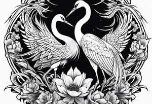 crane punge tattoo idea