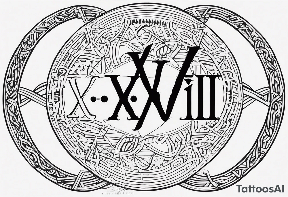 VIII.XXV.MMXVII with a DNA strand tattoo idea