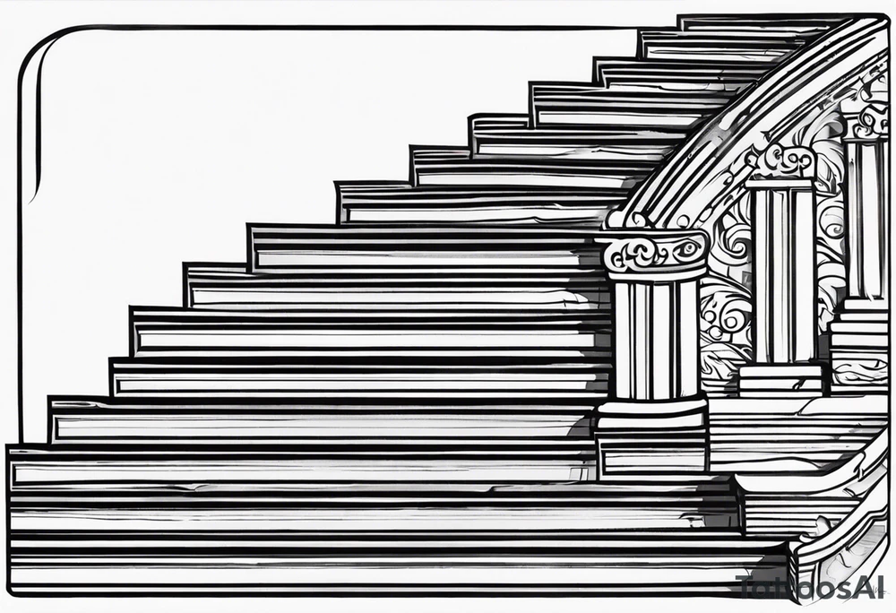 Valhalla stairs tattoo idea