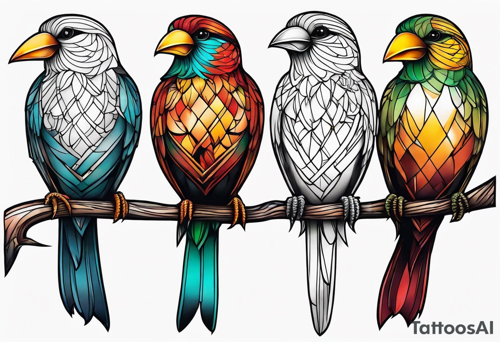 Three little birds Jamaica tattoo idea