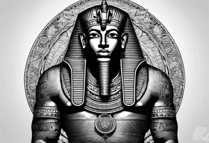 Rá, the god of Egypt tattoo idea