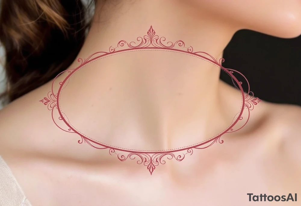 Classic serif font "Petra – 25.7.2013 v 10:10" inside a soft blush pink oval frame. tattoo idea
