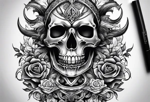 A dark fantasy tattoo tattoo idea