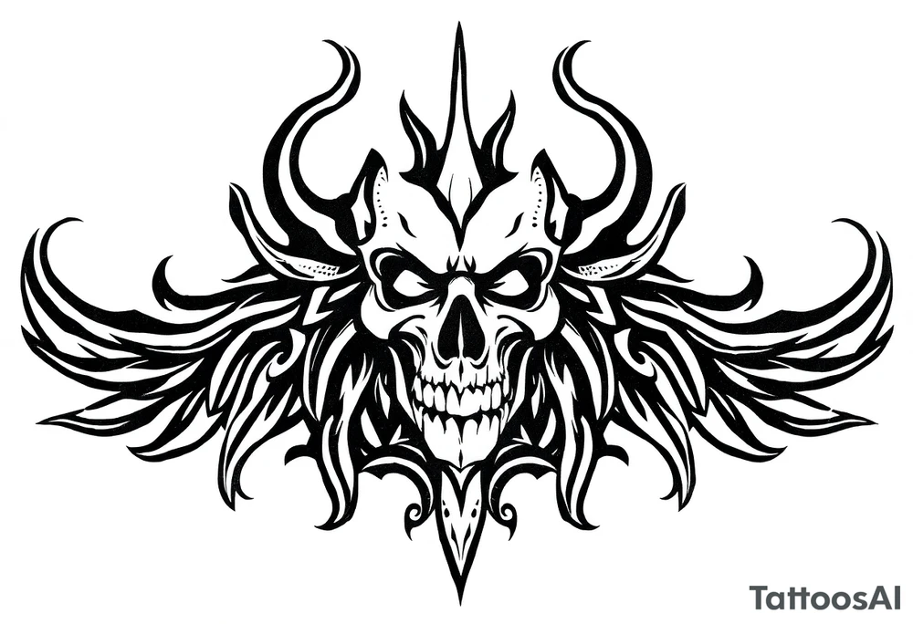 Ripped soul drowned in sorrow because of who they became tattoo idea