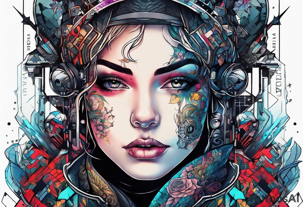 neuromancer tattoo tattoo idea