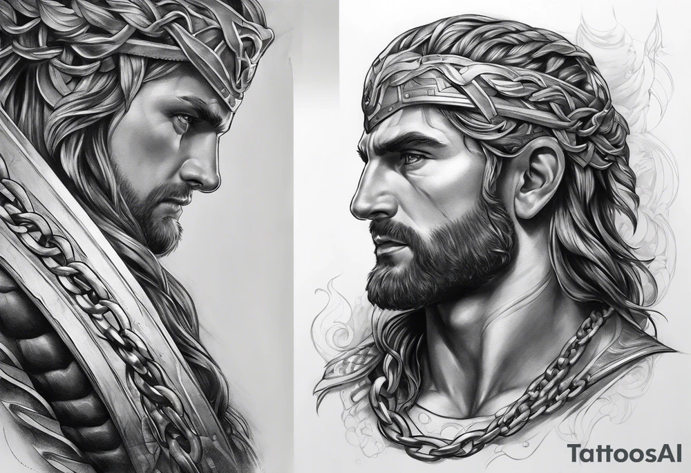 Prometheus in chains spine tattoo tattoo idea
