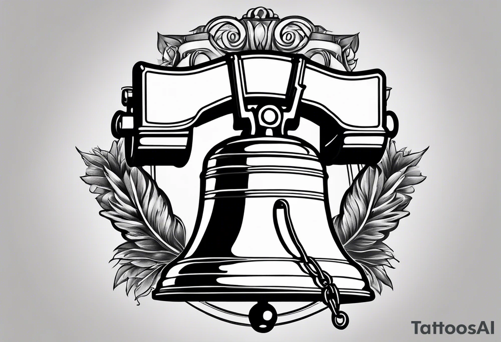 Liberty bell tattoo idea
