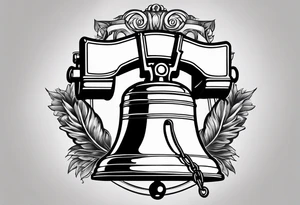 Liberty bell tattoo idea