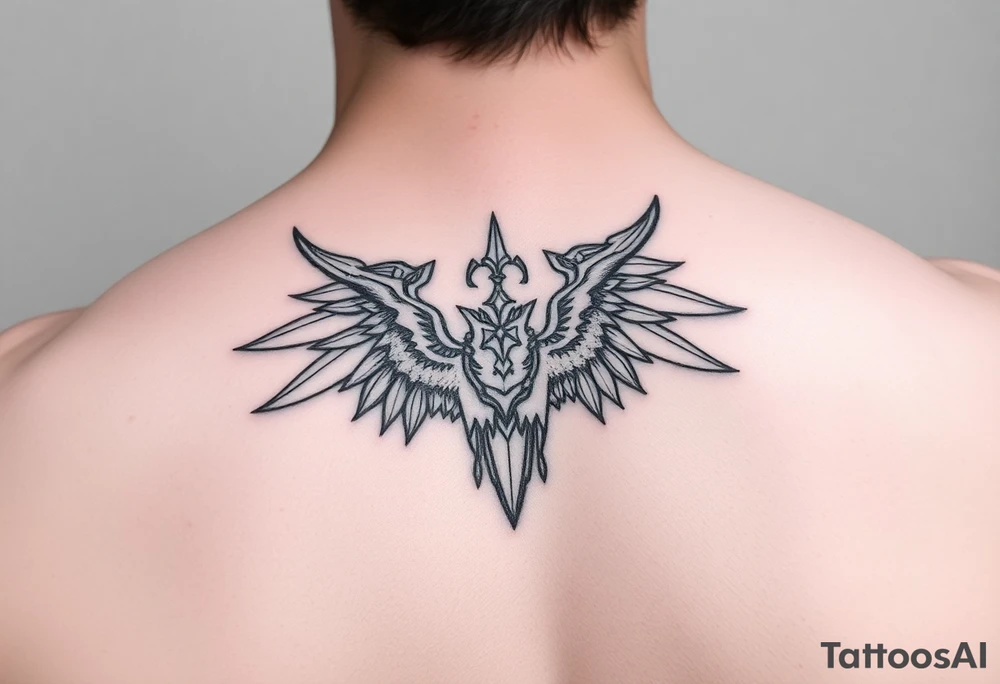 太陽、月、星、木 tattoo idea